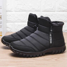 Men's Boots Snow Fur Man Shoes Cotton Shoes Keep Warm Boots Male Platform Sneakers Winter Men's Comfortable Work Shoes Footwear - Limited time Finds