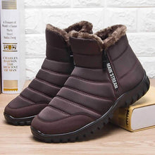 Men's Boots Snow Fur Man Shoes Cotton Shoes Keep Warm Boots Male Platform Sneakers Winter Men's Comfortable Work Shoes Footwear - Limited time Finds