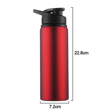 700ml Metal Water Bottle Stainless Steel Bicycle Water Bottle Straight Drinking Outdoors Sports Travel Kettle - Limited time Finds