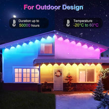 Home Background Lighting Permanent Outdoor Lights Smart RGBIC Eaves LED Lights Festival Flashing Lighting Fairy String - Limited time Finds