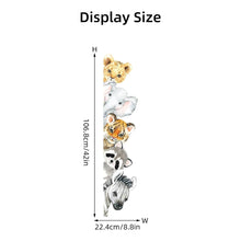 Cartoon Cute Watercolour Animals Door Stickers Decoration for Bedroom Wall Sticker Living Room Wall Art Home Decore Kids Room - Limited time Finds