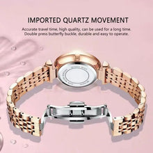 Watch for Women Luxury Jewelry Design Rose Gold Steel Quartz Wristwatches Waterproof Fashion Ladies Watches - Limited time Finds