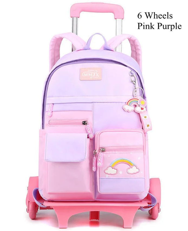 Girls Kids School Trolley Backpack - Limited time Finds