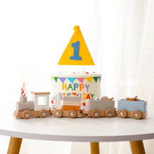 Wooden Train Birthday Toy Montessori Toys Baby Educational Toys Wooden Trolley Baby Learning Toys Number Of Wood Baby's Toys - Limited time Finds