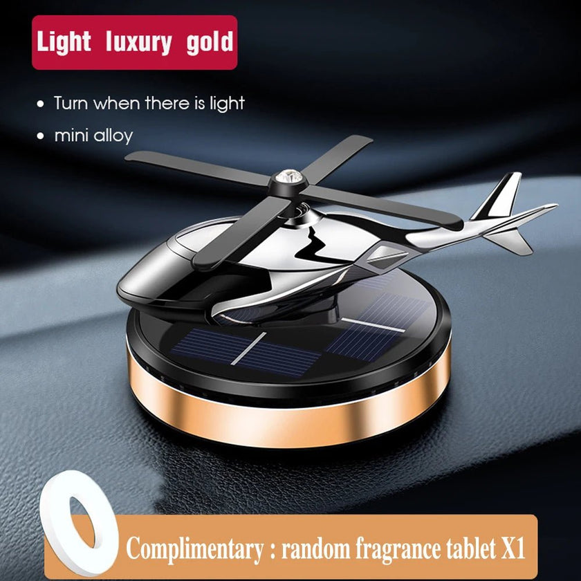 Solar Car Air Freshener Helicopter Propeller Fragrance Supplies Interior Accessories Flavoring Original Perfume Diffuser Decor - Limited time Finds