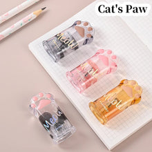 Aesthetic kawaii pretty Stationery for school useful office supplies School supplies Cat's Paw pencil sharpener cute things - Limited time Finds