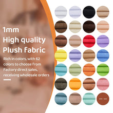 New 1mm Minky Plush Fabric 100% Polyester Fabric For Plush Toys Pillows Blankets Eco - friendly DIY Sewing Fabrics - Limited time Finds