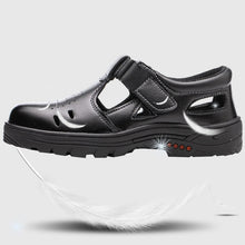 Summer Work Shoes Men Safety Shoes Male Anti - Smash Men Work Sandals Sneakers Indestructible Shoes Breathable Safety Work Boots - Limited time Finds