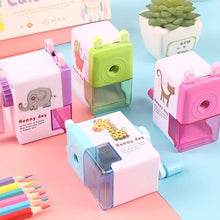 2023 New Kawaii Cartoon Mechanical Pencil Sharpener ABS Material Escolar Papelaria Office School Supplies 97BF School Supplies - Limited time Finds