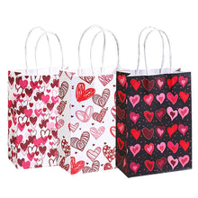 Valentine's Day Bag with Handles Paper Holiday Party Gift Bag Valentine's Day Party Favors Wrap Valentine's Day Party Supplies - Limited time Finds