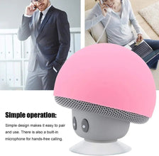 Mini Bluetooth Mushroom Speaker Waterproof Can Be Used as a Mobile Phone Holder Suitable for Family Parties and Small Parties - Limited time Finds