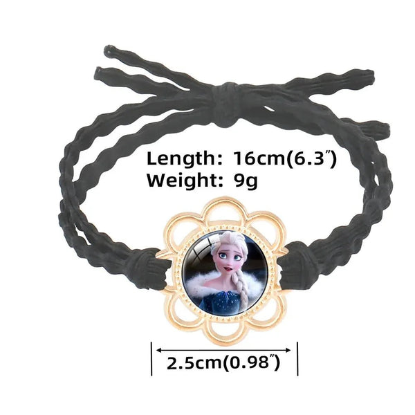 Frozen Hair Accessories Disney Cartoon Rubber Band Children Cartoon Hair Cord Accessories with High Elasticity Hair Accessories - Limited time Finds