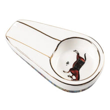 Cigar Ashtray Ceramic Painted Portable Cigar Ashtray Cigar Accessories Smoking Accessories - Limited time Finds