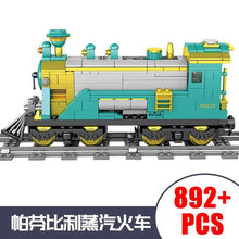 KAZI City Train Power Function High - tech Building Block Bricks DIY Tech Toys For Children Compatible Leduo train - Limited time Finds