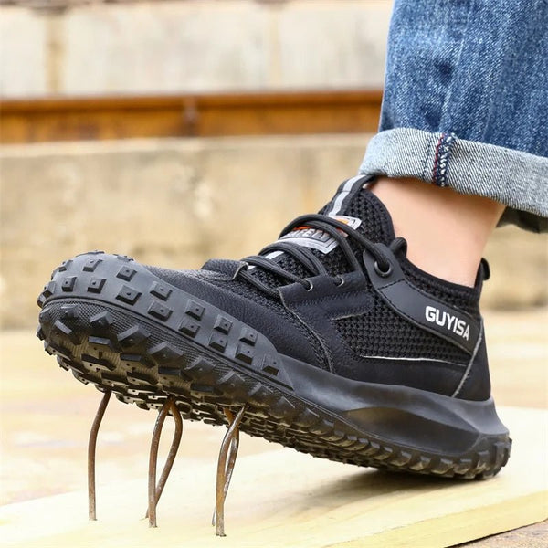 Work Sneakers Steel Toe Shoes Men Safety Shoes Puncture - Proof Work Shoes Boots Indestructible Male Footwear Security Boots - Limited time Finds