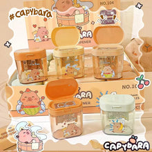 Office supplies school equipment kawaii stationery items School supplies cute capybara pencil sharpener for child - Limited time Finds