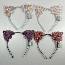 Flashing LED Lights Lace Cat and Fox Headbands for Rave Parties and Festivals Halloween - Limited time Finds