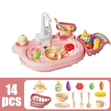 Children Puzzle Pretend Play Toys Dishwashing Basin Toys Gift Kitchen Interactive Toys 2 - in - 1 Slide Fishing Montessori Toys - Limited time Finds