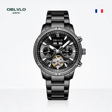 OBLVLO Automatic Watches Steel Mechanical Watches Tourbillon Watches For Men Super Luminous Watches Waterproof CM - T - Limited time Finds