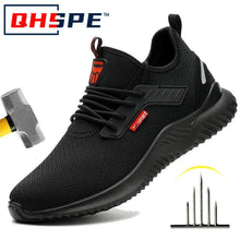 Work Sneakers Steel Toe Shoes Men Safety Shoes Puncture - Proof Work Shoes Boots Fashion Indestructible Footwear Security - Limited time Finds