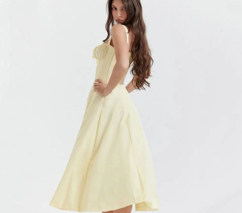 Elegant Low-cut Backless Party Dress - Limited time Finds