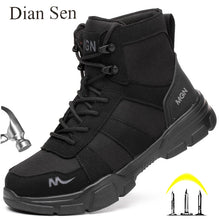 Work Boots Indestructible Safety Shoes Men Steel Toe Shoes Puncture - Proof Sneakers Male Footwear Shoes Women Non Slip Work Shoes - Limited time Finds