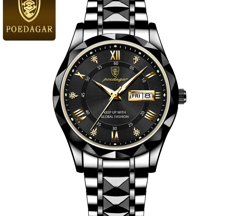 POEDAGAR Luxury Men's Wristwatch - Limited time Finds