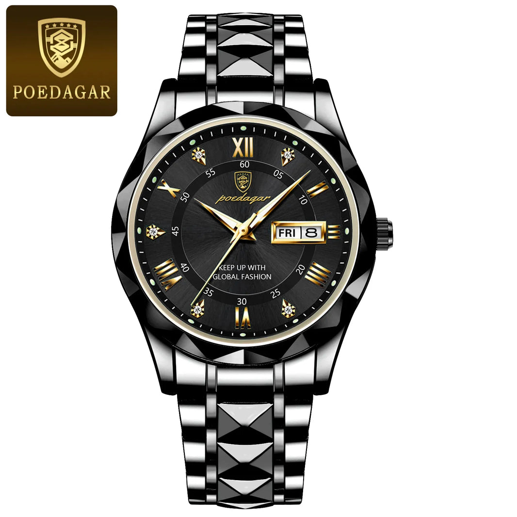 POEDAGAR Luxury Men's Wristwatch - Limited time Finds