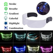 Newly Upgraded Seven Color LED Luminous Glasses Birthday Parties Bars Music Festivals Christmas and Science Fiction Glassesv - Limited time Finds