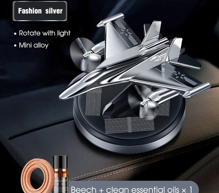 Car Air Freshener Solar Fighter Propeller Flavoring Fragrance Decoration Car Interior Accessories Men And Women Perfume Diffuser - Limited time Finds