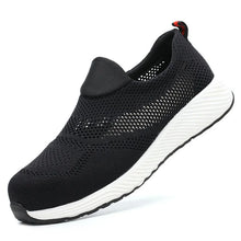 Summer Mesh Lightweight Work Sneakers Steel Toe Men Women Work Safety Shoes Breathable Construction Shoes Work Boots Footwear - Limited time Finds