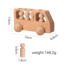 Wooden Train Birthday Toy Montessori Toys Baby Educational Toys Wooden Trolley Baby Learning Toys Number Of Wood Baby's Toys - Limited time Finds