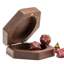 Wooden Dice Case, Storage Box, for 16mm D&D Dice, High Quality Dice Holder, Wooden Chest with Magnetic Lid, For Tabletop Games - Limited time Finds