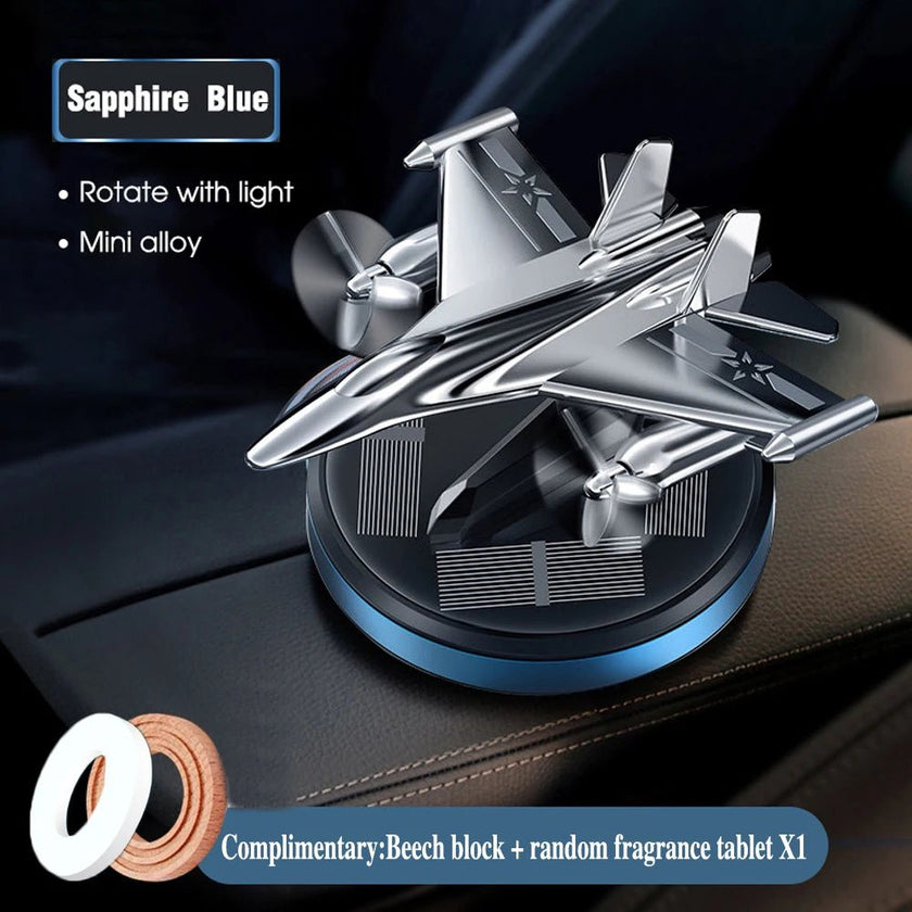 Car Air Freshener Solar Fighter Propeller Flavoring Fragrance Decoration Car Interior Accessories Men And Women Perfume Diffuser - Limited time Finds