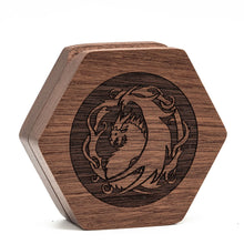 Wooden Dice Case, Storage Box, for 16mm D&D Dice, High Quality Dice Holder, Wooden Chest with Magnetic Lid, For Tabletop Games - Limited time Finds