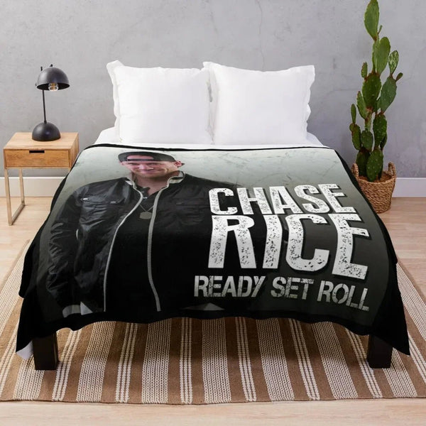 Chase Rice ready set roll Throw Blanket christmas gifts Blankets For Baby Flannel Fabric Blankets - Limited time Finds