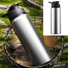 700ml Metal Water Bottle Stainless Steel Bicycle Water Bottle Straight Drinking Outdoors Sports Travel Kettle - Limited time Finds