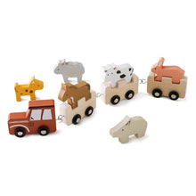 Wooden Train Birthday Toy Montessori Toys Baby Educational Toys Wooden Trolley Baby Learning Toys Number Of Wood Baby's Toys - Limited time Finds