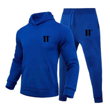 Mens Tracksuits Casual Sweatpants Print Zipper Hooded Sweatshirt Fashion Versatile Jacket Coat Outdoors Jogging Sports Clothing - Limited time Finds