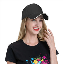 Unisex Baseball Cap Funny Chess Cotton Flat Hat Adjustable Casual Sports & Outdoors Caps Black - Limited time Finds