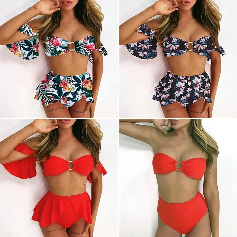 Swimsuit High Waist Bikini - Limited time Finds