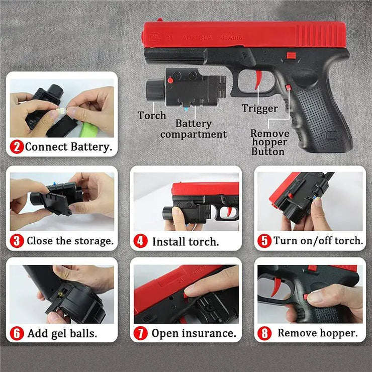 Electric Gel Gun for Outdoor Games - Limited time Finds