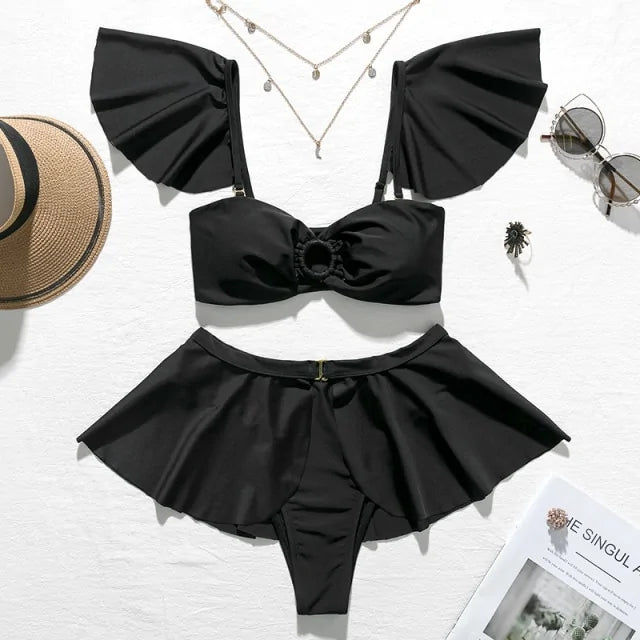 Swimsuit High Waist Bikini - Limited time Finds