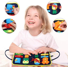 New Busy Book Children's Busy Board Dressing And Buttoning Learning Baby Early Education Preschool Sensory Learning Toy - Limited time Finds