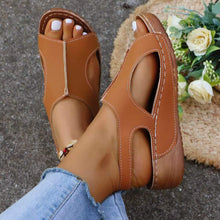 New Summer Wedges Sandals With Elastic Band Design Casual Fish Mouth Shoes For Women - Limited time Finds