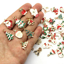 Alloy 45pcs Christmas Oil Drop Pendant Hair Accessories Accessories - Limited time Finds