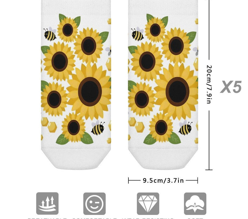 Comfortable Pattern Socks (5 Pairs Of The Same Picture) - Limited time Finds