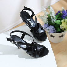 High Heel Sandals Buckle Roman Shoes Round Toe Water Table - Limited time Finds