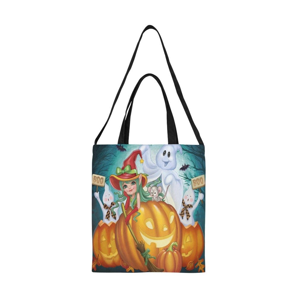 Halloween Witching All Over Print Canvas Tote Bag(Medium) - Limited time Finds