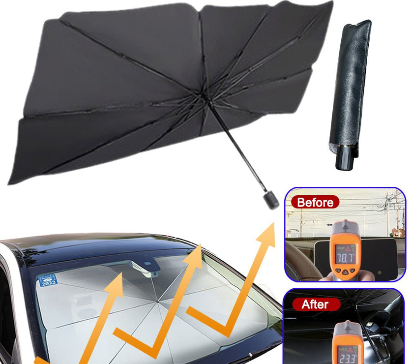 Protect Your Car from the Sun with our Foldable Sun Shade - Heat Insulation, UV Protection, and More! - Limited time Finds